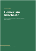 Comer sin hincharte